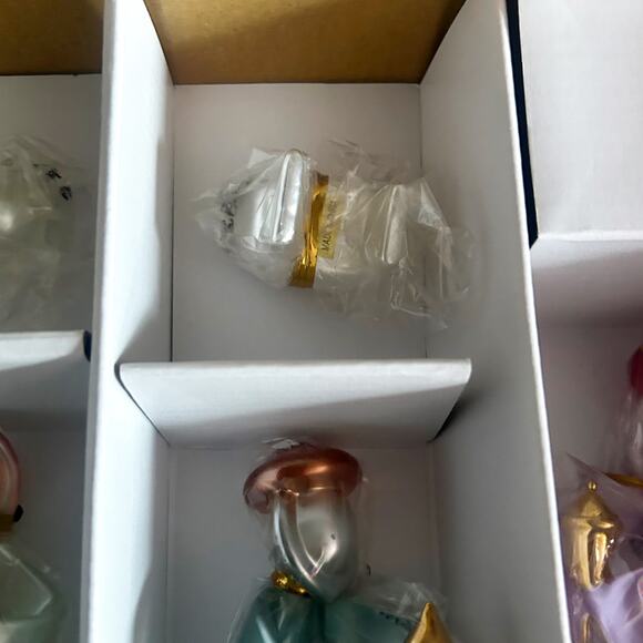 VTG HandCrafted Salviati Opalescent Art Glass Nativity 9 Piece Set Christmas NIB - Picture 4 of 12